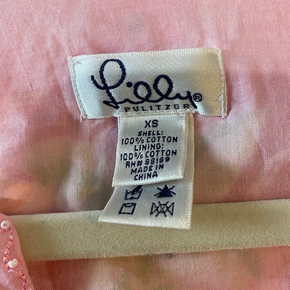 Lillly Pulitzer Jungle floral & bead Embroidery dress tunic - Picture 13 of 14